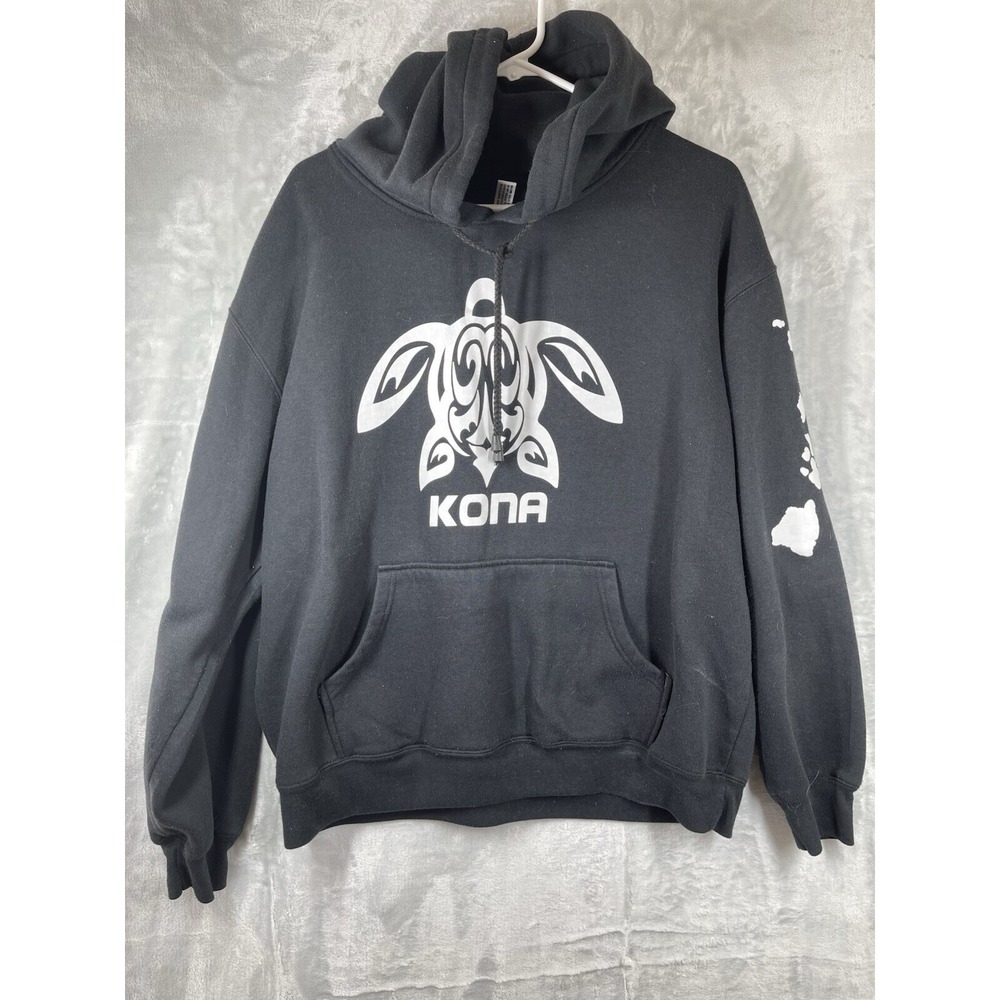 KONA Made In Hawaii Baba Hooded Sweatshirt Y2K Vintage Unisex Sz Large